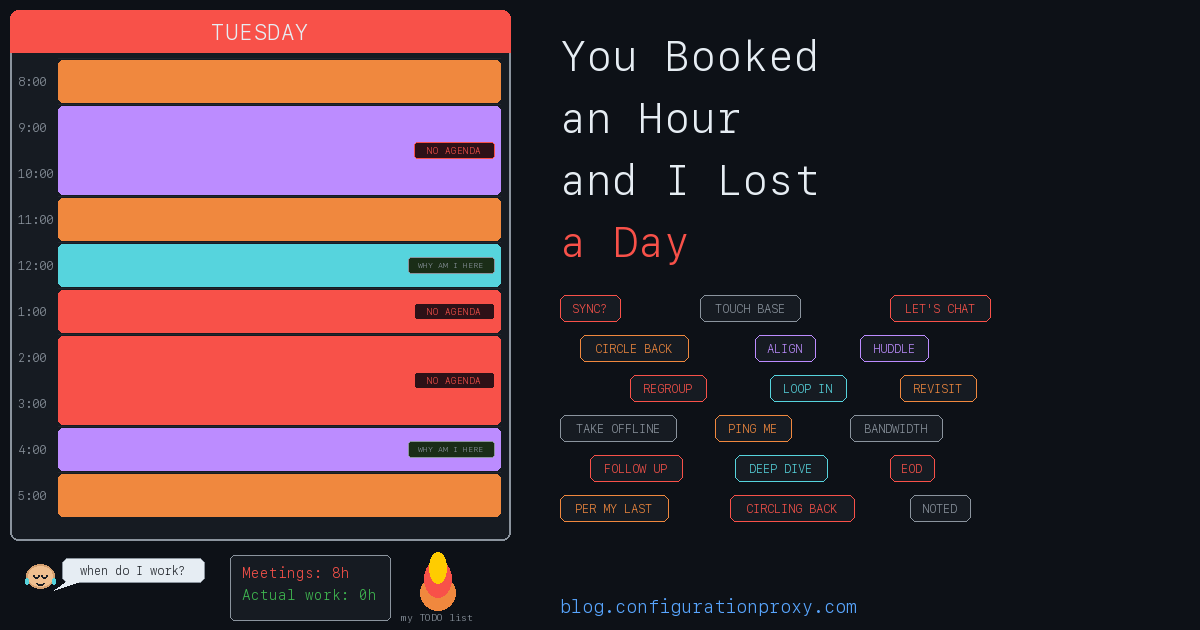 You Booked an Hour and I Lost a Day